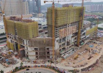 銀河酒店第三期地盤棚架倒塌釀三死