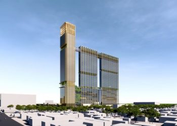 建築事務所公佈Naga3發展最新效果圖，當中包括金邊最高點