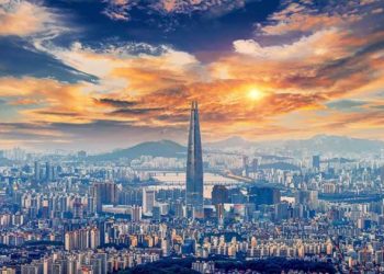 2020年4月至12月,韓國每月接待遊客數不足1萬人