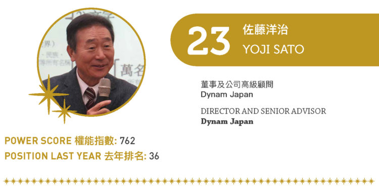 2022亞博匯50強 No.23 – 佐藤洋治