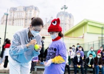 澳娛綜合邀請網球巨星李娜與澳門特奧運動員一起到澳門社區網球診所