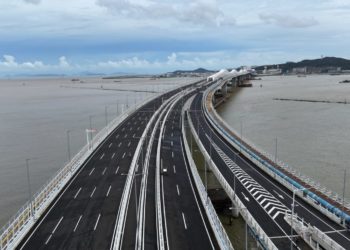 澳門第四橋跨海大橋有望在第三季通車