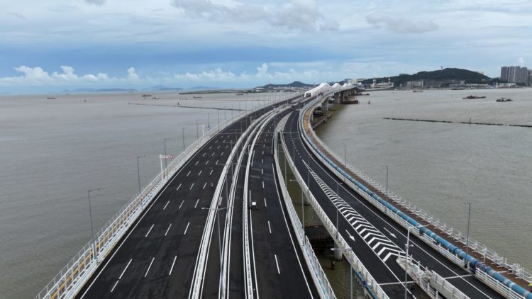 澳門第四橋跨海大橋有望在第三季通車