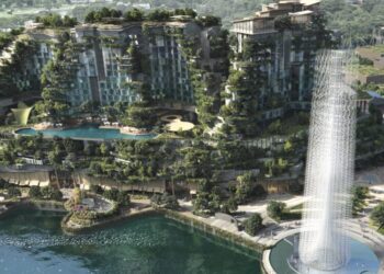 新加坡聖淘沙名勝世界濱海擴建計劃將打造88米燈光雕塑,重塑城市天際線