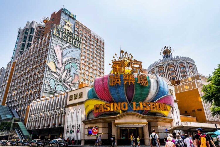 The aging Casino Lisboa and Hotel Lisboa