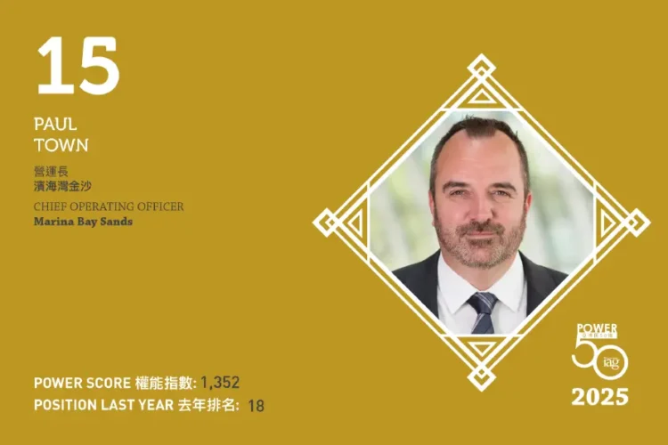 2025年亞博匯50強 第15位：Paul Town