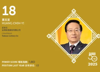 2025年亞博匯50強 第18位：黃志宜