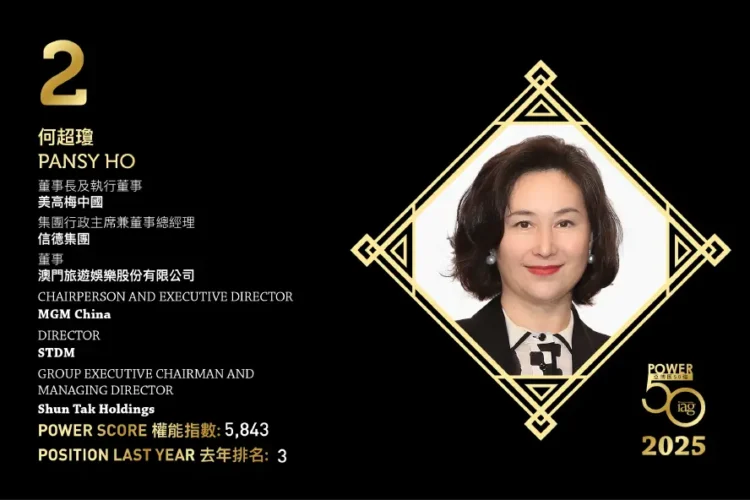 2025年亞博匯50強 第2位:何超瓊
