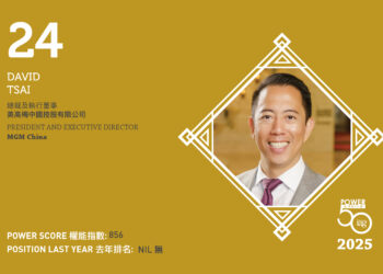 2025年亞博匯50強 第24位:David Tsai