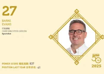 2025年亞博匯50強 第27位:Barni Evans