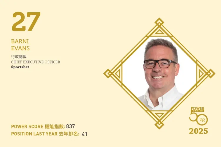2025年亞博匯50強 第27位：Barni Evans
