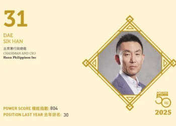 2025年亞博匯50強 第31位:Dae Sik Han