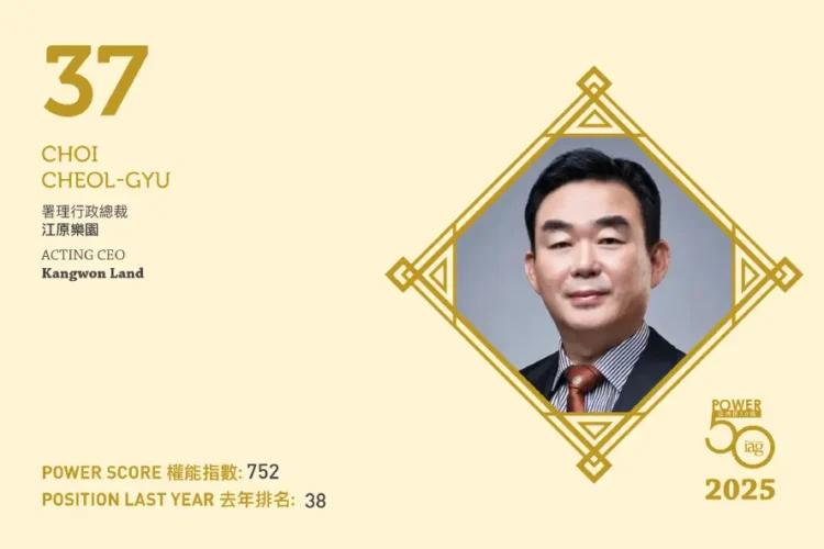 2025年亞博匯50強 第37位:Choi Cheol-Gyu