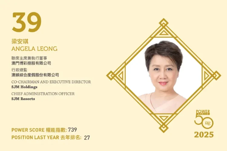 2025年亞博匯50強 第39位：梁安琪