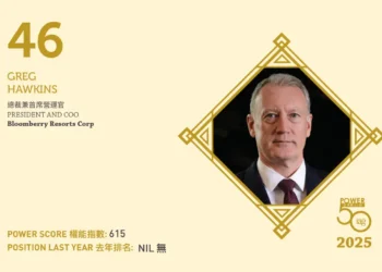 2025年亞博匯50強 第46位：Greg Hawkins