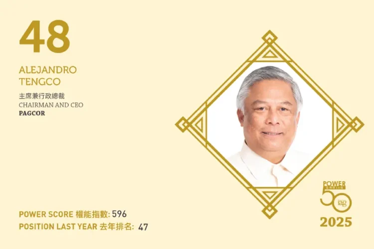 2025年亞博匯50強 第48位：Alejandro Tengco