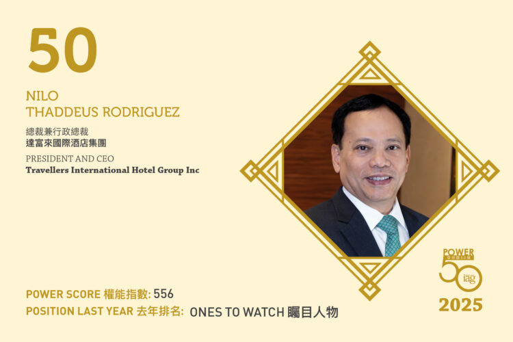2025年亞博匯50強 第50位：Nilo Thaddeus Rodriguez
