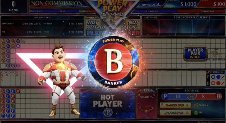 IDX Games 全新百家樂中途附加邊注投注 Power Play於菲律賓 Hann 度假村正式推出