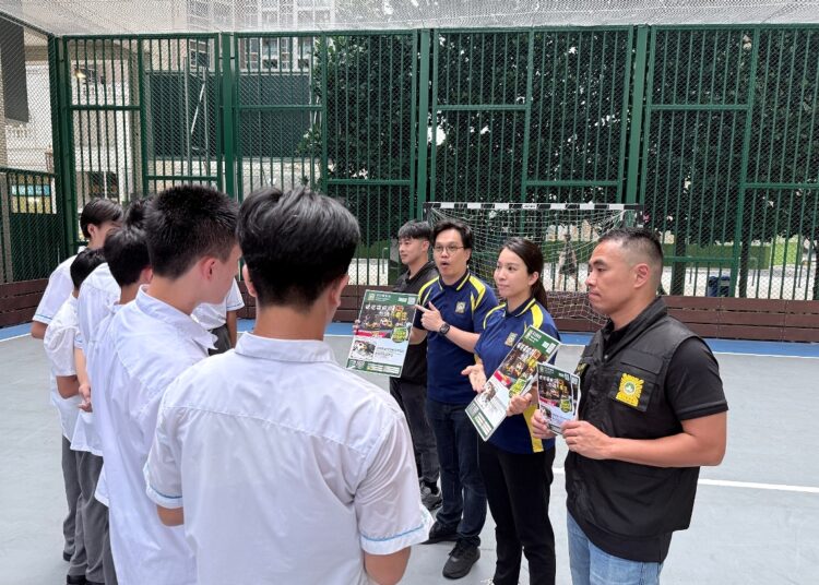 澳門司警展開宣傳行動 籲市民拒絕外圍賭波