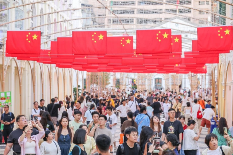 六天國慶黃金週澳門旅客突破百萬