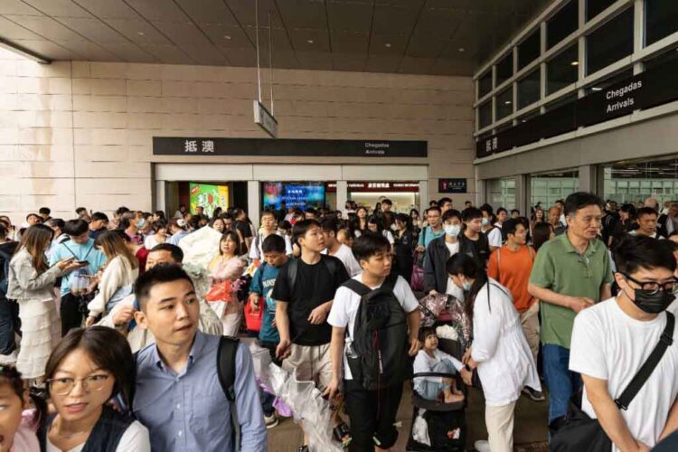 十一黃金週首四天約有75萬旅客訪澳門